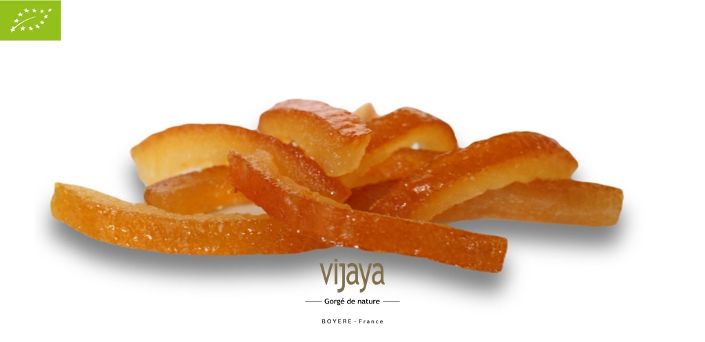 Ecorce d'Orange Confite - Bâtonnets - 4kg - Bio*