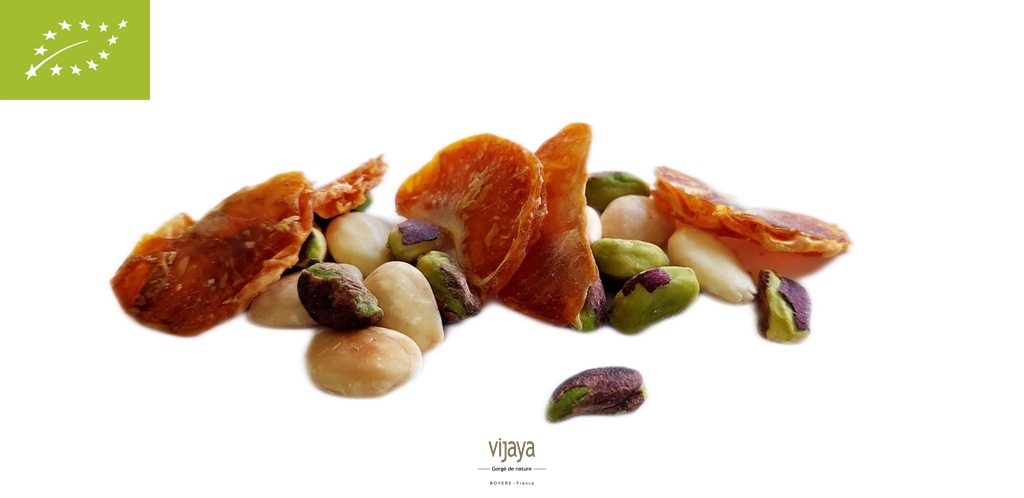 Mélange &quot;FUSION DES SAVEURS&quot; (Pistache, Amande, Mandarine)-5Kg-Bio*