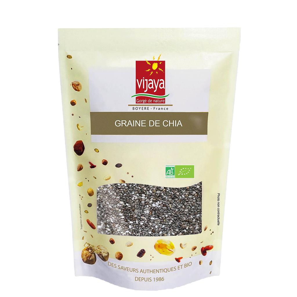Graine de Chia (Salvia hispanica) Noire - BOLIVIE - 1kg - Bio*